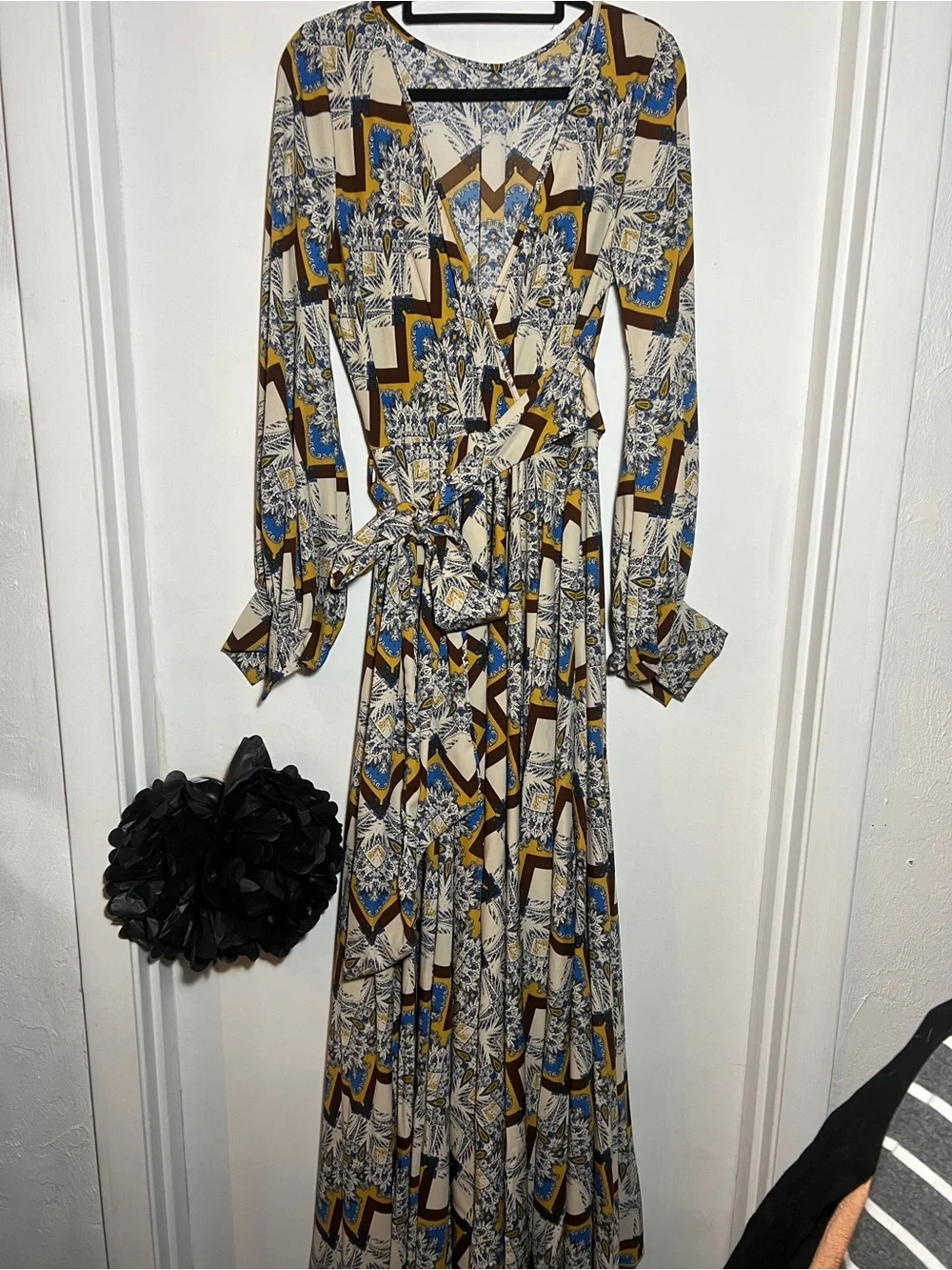 Anthropologie Flounces Maxi Dress